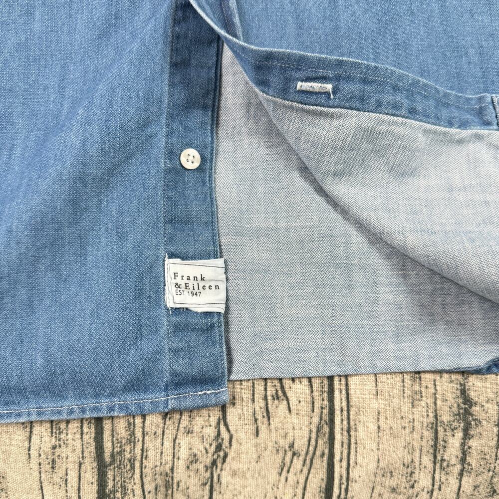 Frank & Eileen Mary Mini Dress Size XL Vintage Stonewashed Indigo Denim Blue - Picture 7 of 12